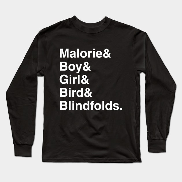 Bird Box Characters Long Sleeve T-Shirt by eightrobins